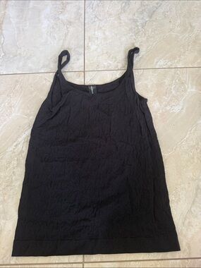 Giorgio Armani Black Textured Camisole